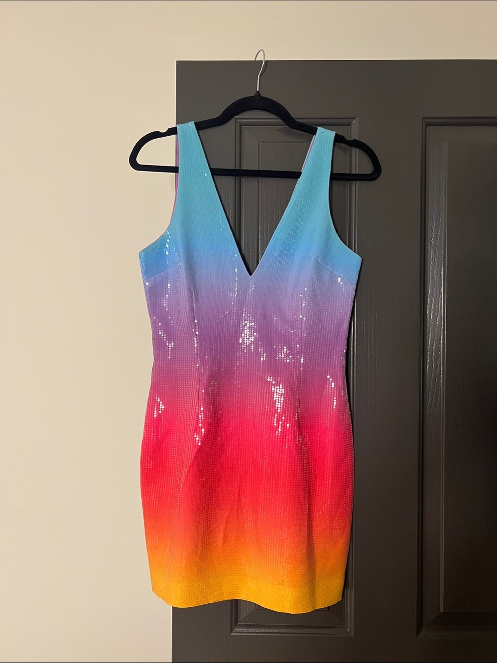 Runaway The Label MALIBU MINI DRESS - RAINBOW Size 6 - Picture 7 of 10